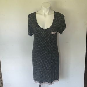 Grey & Pink Heart shape night shirt